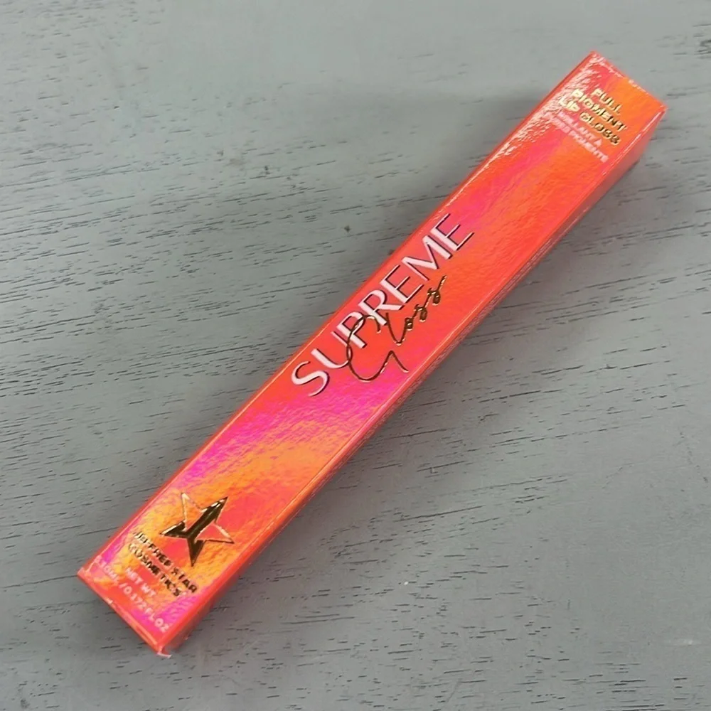 Jeffree Star Lip Gloss Entwined Coral Supreme Gloss NEW